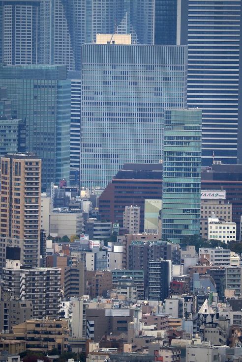 Dans la tour Shibuya Sky
Altitude : 291 mètres