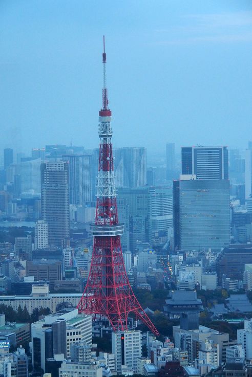 Tour De Tokyo depuis la Roppongi Hills Mori Tower
Altitude : 77 mètres