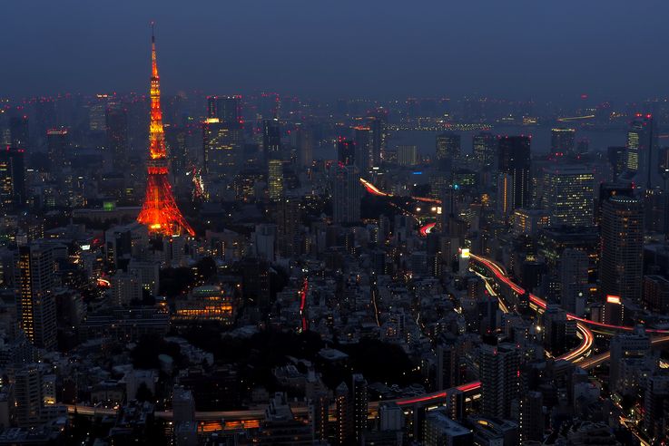 Tour De Tokyo depuis la Roppongi Hills Mori Tower
Altitude : 112 mètres