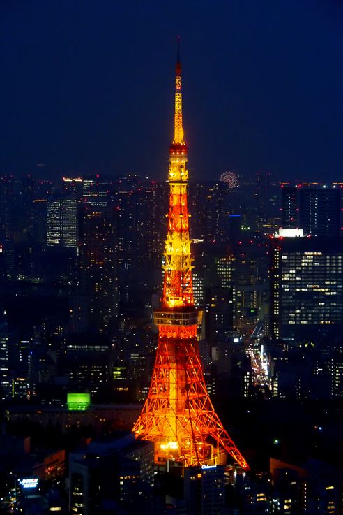 Tour De Tokyo depuis la Roppongi Hills Mori Tower
Altitude : 246 mètres