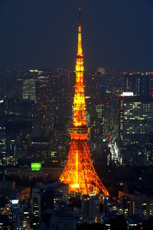 Tour De Tokyo depuis la Roppongi Hills Mori Tower
Altitude : 259 mètres