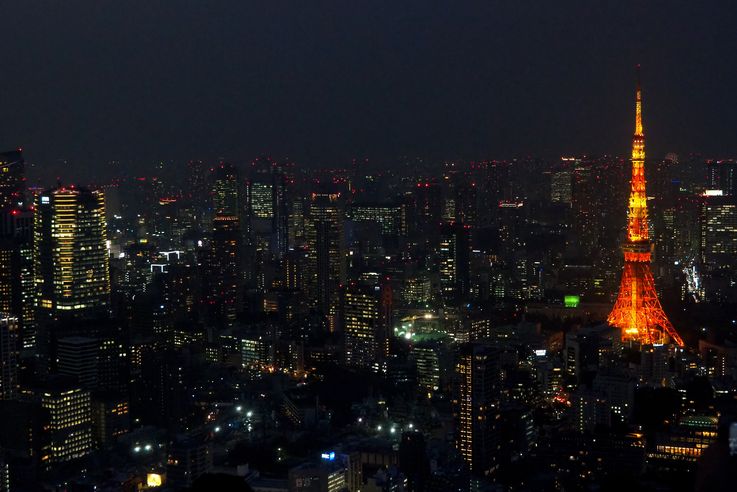 Tour De Tokyo depuis la Roppongi Hills Mori Tower
Altitude : 266 mètres