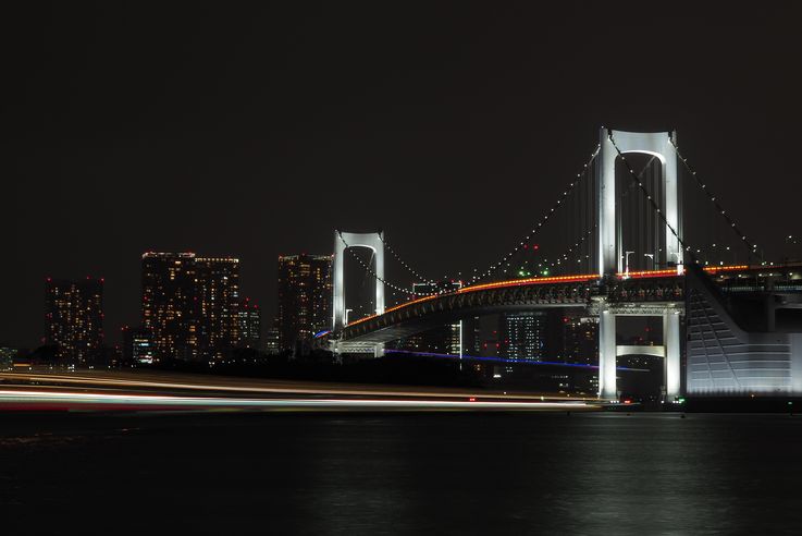 Pont Rainbow Bridge à Odaiba (Tokyo)
Altitude : 52 mètres