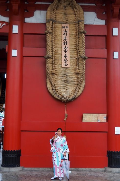 Waraji Sandale de Paille Géante (Sanctuaire Asakusa Sensoji de Tokyo)
Altitude : 48 mètres