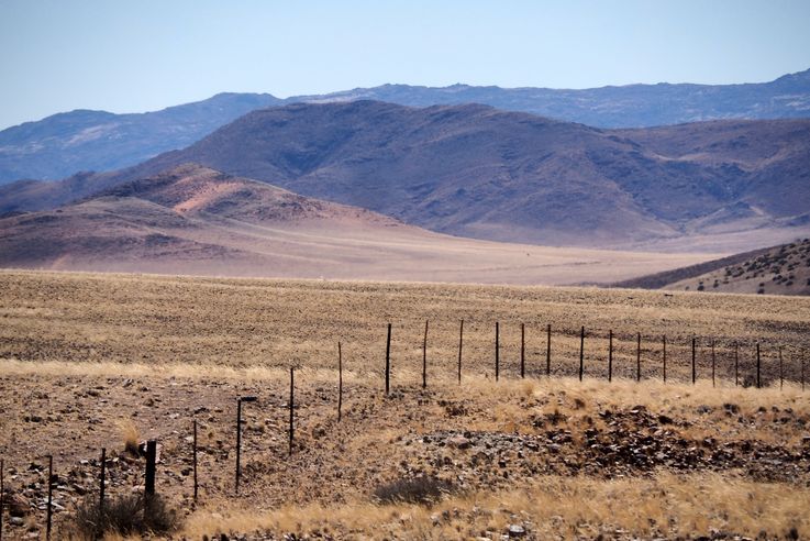 Route D707, parc national de Namib-Naukluft