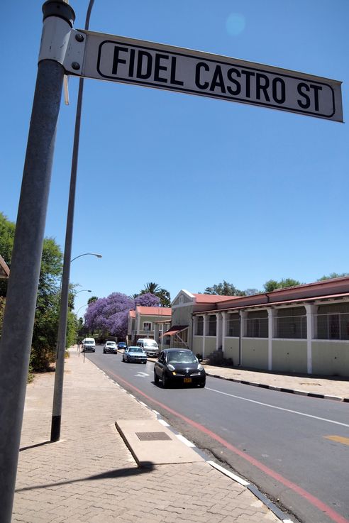 Rue Fidel Castro à Windhoek