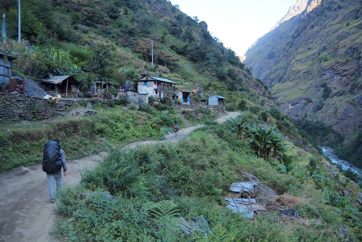 Village de Jagat
Altitude : 1272 mètres