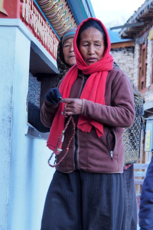 Autour du moulin à prières de Manang
Altitude : 3514 mètres