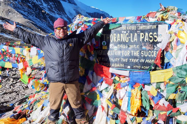 Narayan au col du Thorong La
Altitude : 5375 mètres