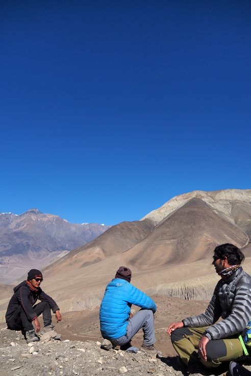 Subash, Man Bahadur et Narayan
Altitude : 3296 mètres