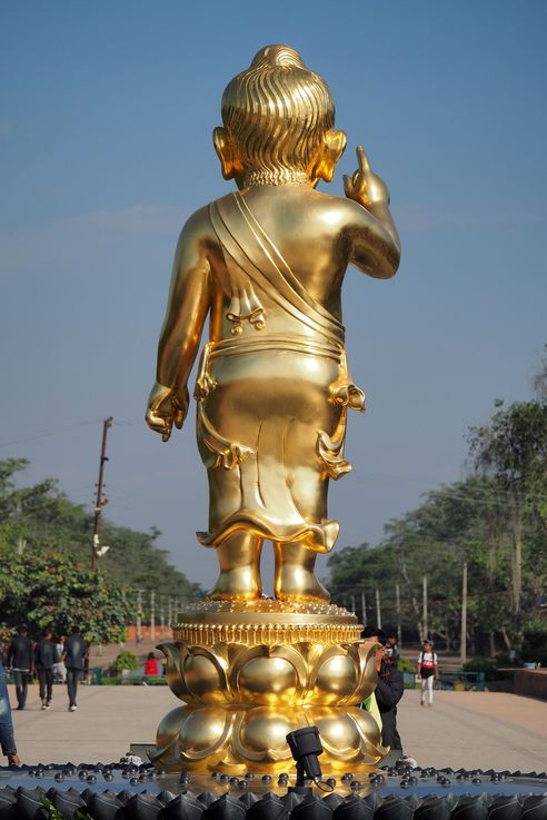 Bodhisattva Siddhatta Golden statue (Lumbini)
Altitude : 37 mètres