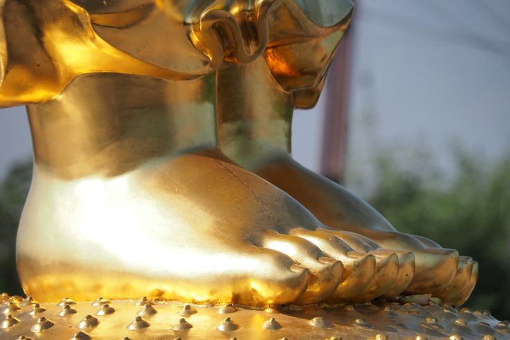 Bodhisattva Siddhatta Golden statue (Lumbini)
Altitude : 42 mètres