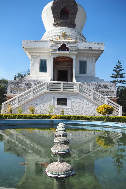 Temple Dharmodaya Mahachaitya à Lumbini
Altitude : 47 mètres
