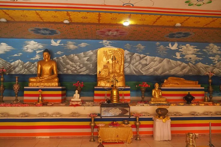Temple à Lumbini
Altitude : 44 mètres