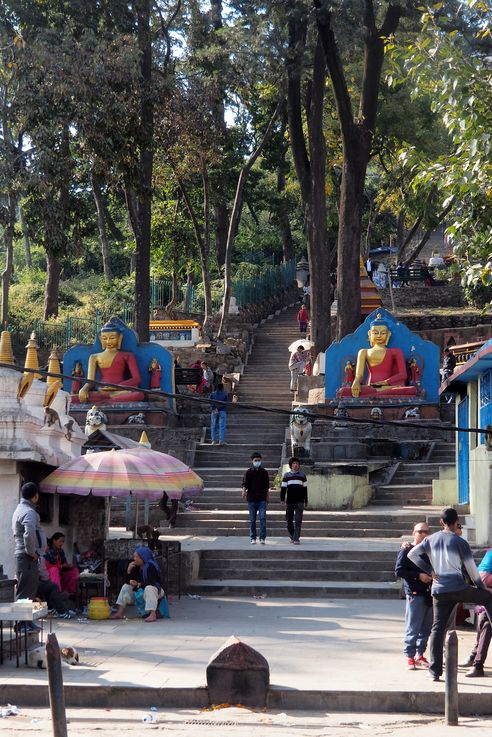 Swayambunath (Katmandou)
Altitude : 1265 mètres