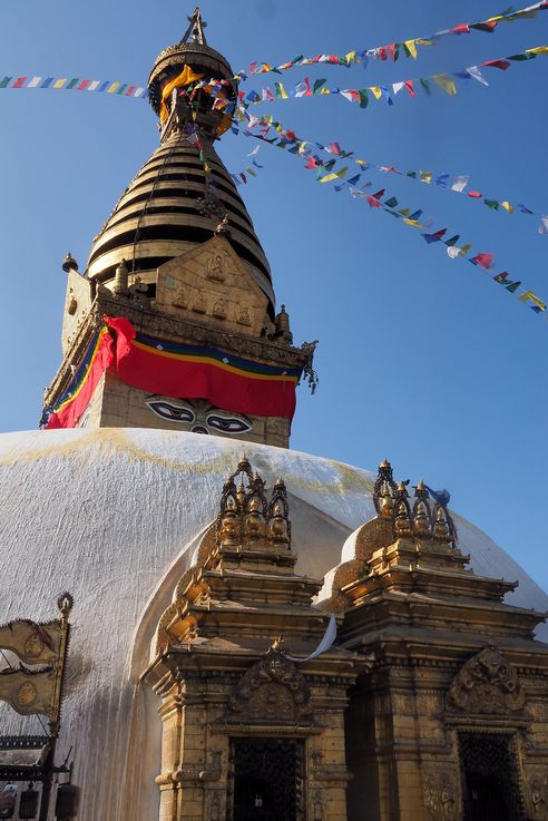 Swayambunath (Katmandou)
Altitude : 1363 mètres