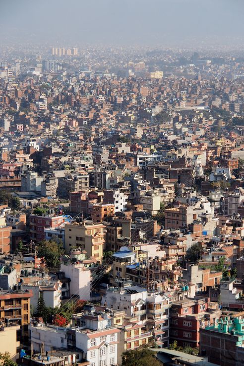 Panoramique depuis Swayambunath (Katmandou)
Altitude : 1371 mètres