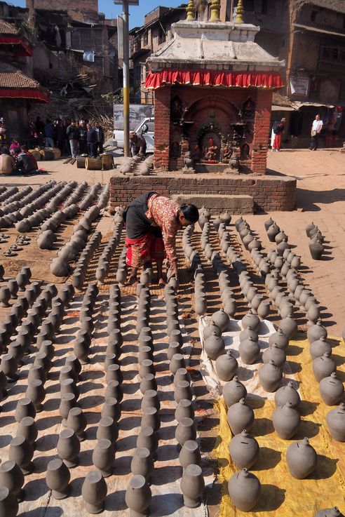 Pottery square, Place des Potiers (Bhaktapur)
Altitude : 1295 mètres