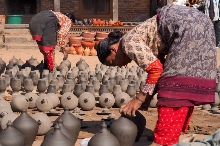 Pottery square, Place des Potiers (Bhaktapur)
Altitude : 1292 mètres