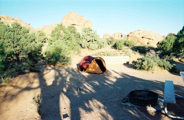 Devis Garden campground. Arches Park.