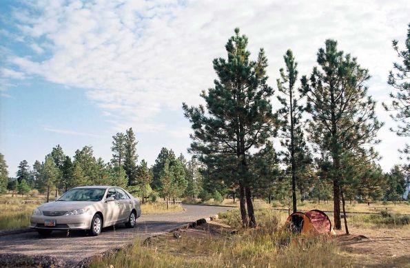 Camping dans le Red Canyon