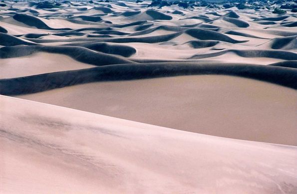 Sand dunes. Vallée de la mort.