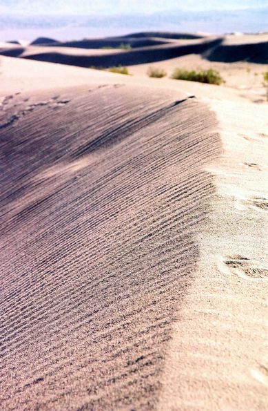 Sand dunes. Vallée de la mort.