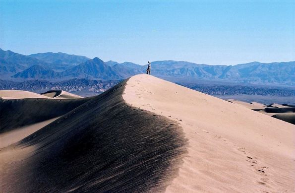 Sand dunes. Vallée de la mort.