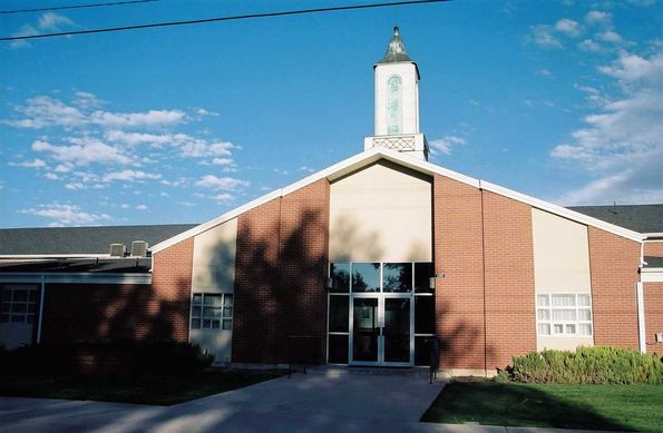 Eglise mormon dans le ville de Delta