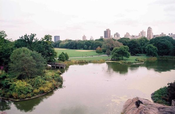 Le belvédère castle à Central Park. New York City.