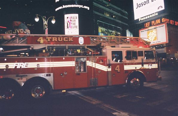 Camion de pompier à New York