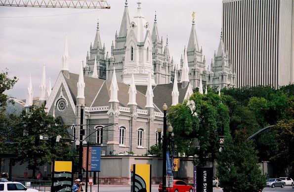 Temple Square. Salt Lake City.