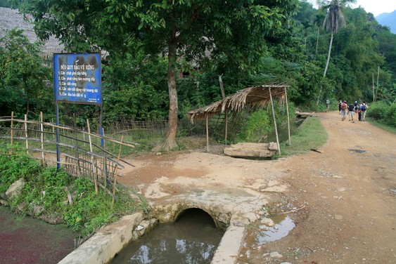 Dans le village Pho Doan