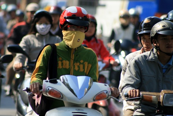 Le royaume du scooter à Hanoï