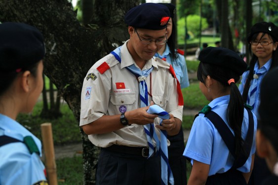 Scouts vietnamiens à Ho Chi Minh Ville