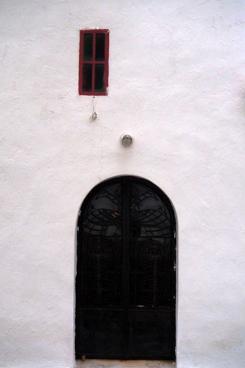 Iglesia ortodoxa en las gargantas de Dimosari