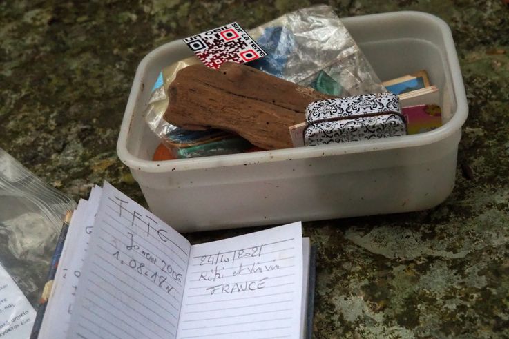 Geocaching en las gargantas de Dimosari