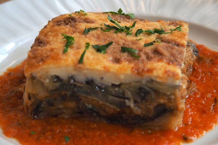 En el restaurante Delfos