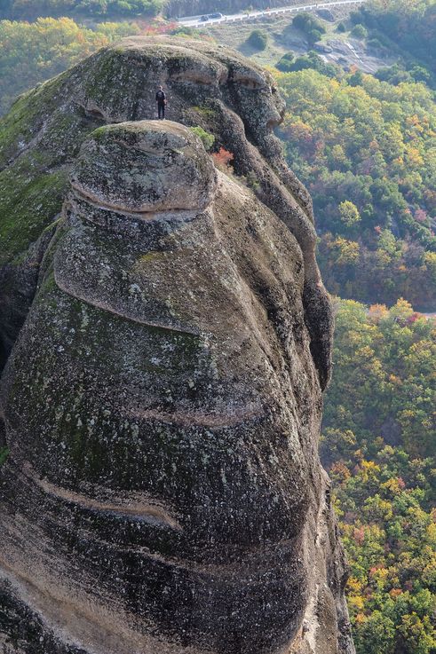 Perched atop Meteora...