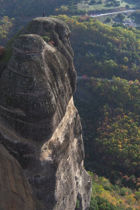 Where's Charlie? Perched atop Meteora...