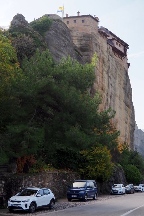 The Roussanou Monastery in Meteora