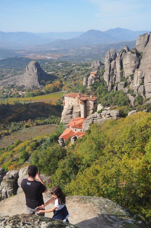 The Roussanou Monastery in Meteora