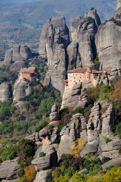 Roussanou Monastery in Meteora