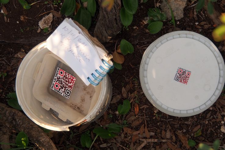 Geocaching en el Faro del Cabo Léucade