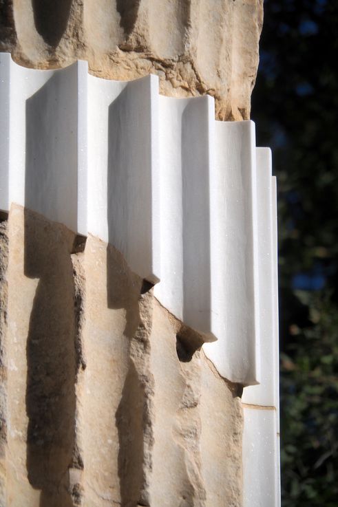 El pórtico Heptaechos - Sitio arqueológico de Olimpia