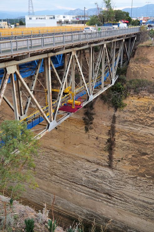 Saut à l'élastique au canal de Corinthe