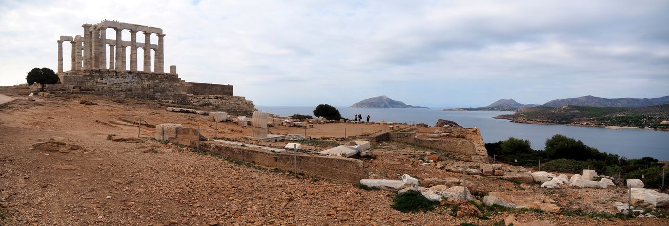 Le temple de Poséidon au Cap Sounion