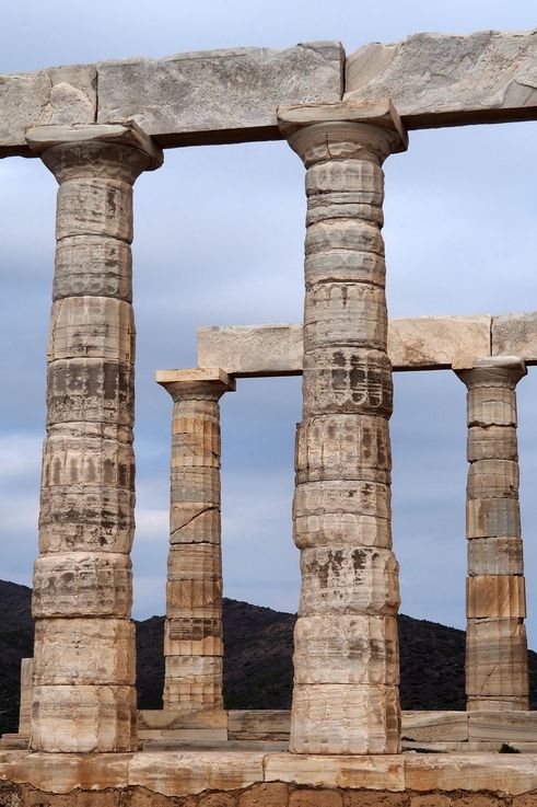 Le temple de Poséidon au Cap Sounion
