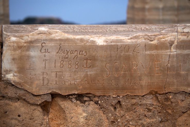 Le temple de Poséidon au Cap Sounion