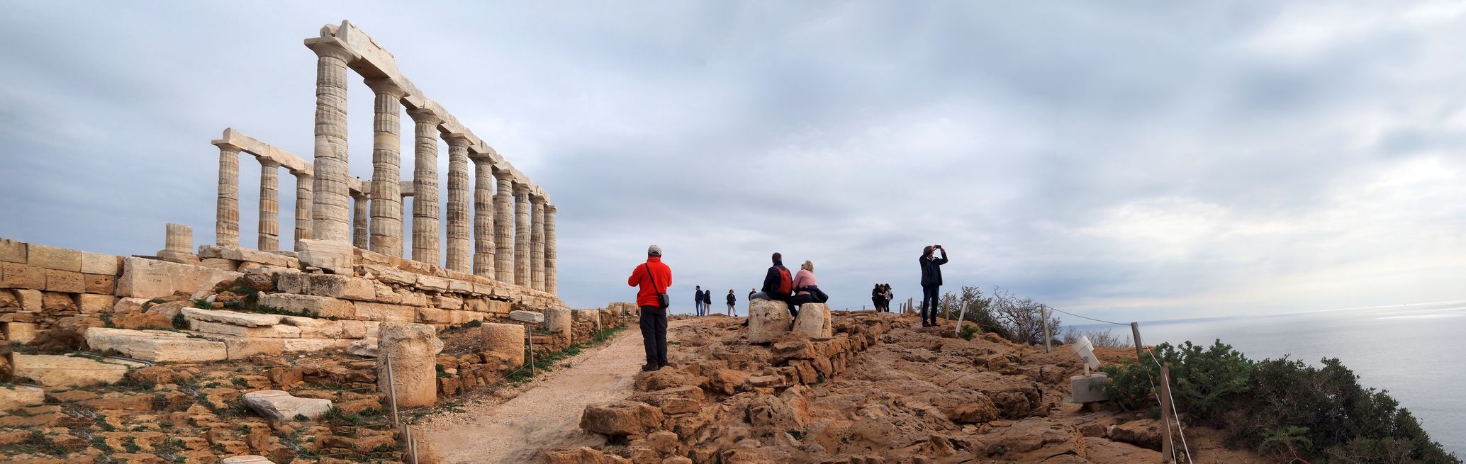 Le temple de Poséidon au Cap Sounion